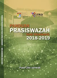 UNIVERSITY CITRA CENTRE UNDERGRADUATE GUIDEBOOK ACADEMIC SESSION 2018-2019