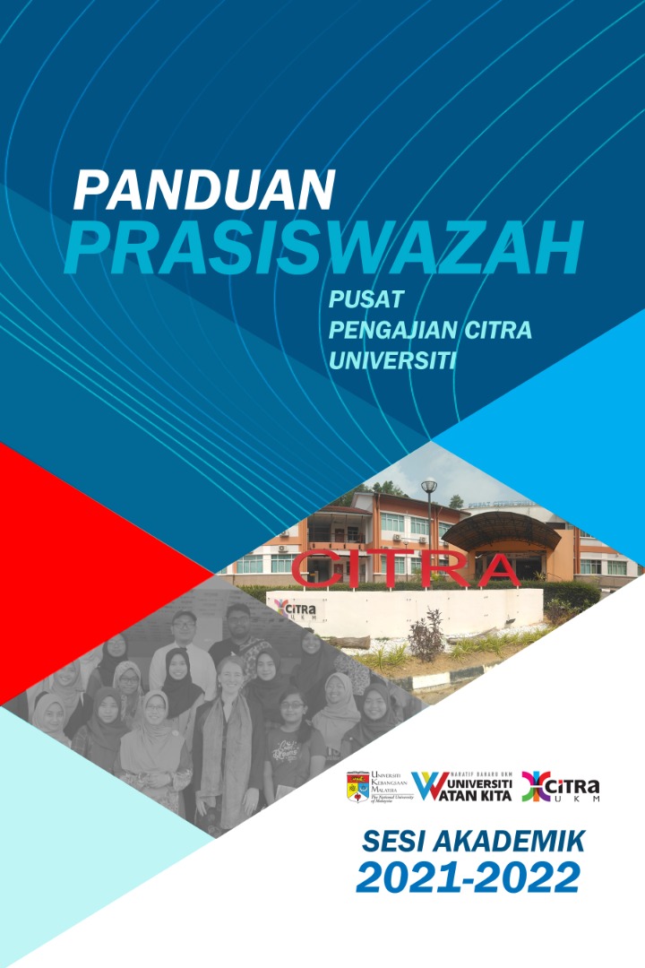 UNIVERSITY CITRA CENTRE UNDERGRADUATE GUIDEBOOK ACADEMIC SESSION 2021-2022